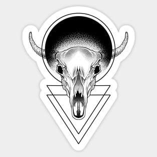 Divine Skull Sticker